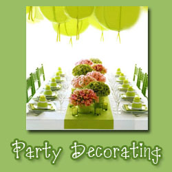 party decorating products and ideas